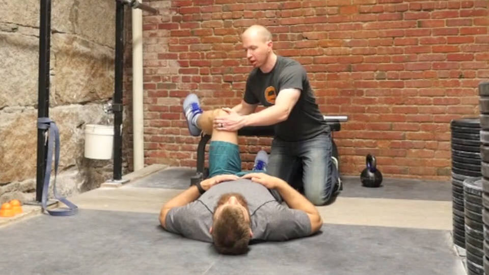 using the acumobility ball for trigger point release to fix squat and deadlift mechanics