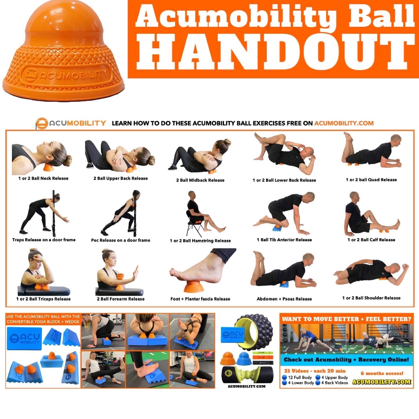 Wholesale - Acumobility Level 1 Ball - 4x 2-packs
