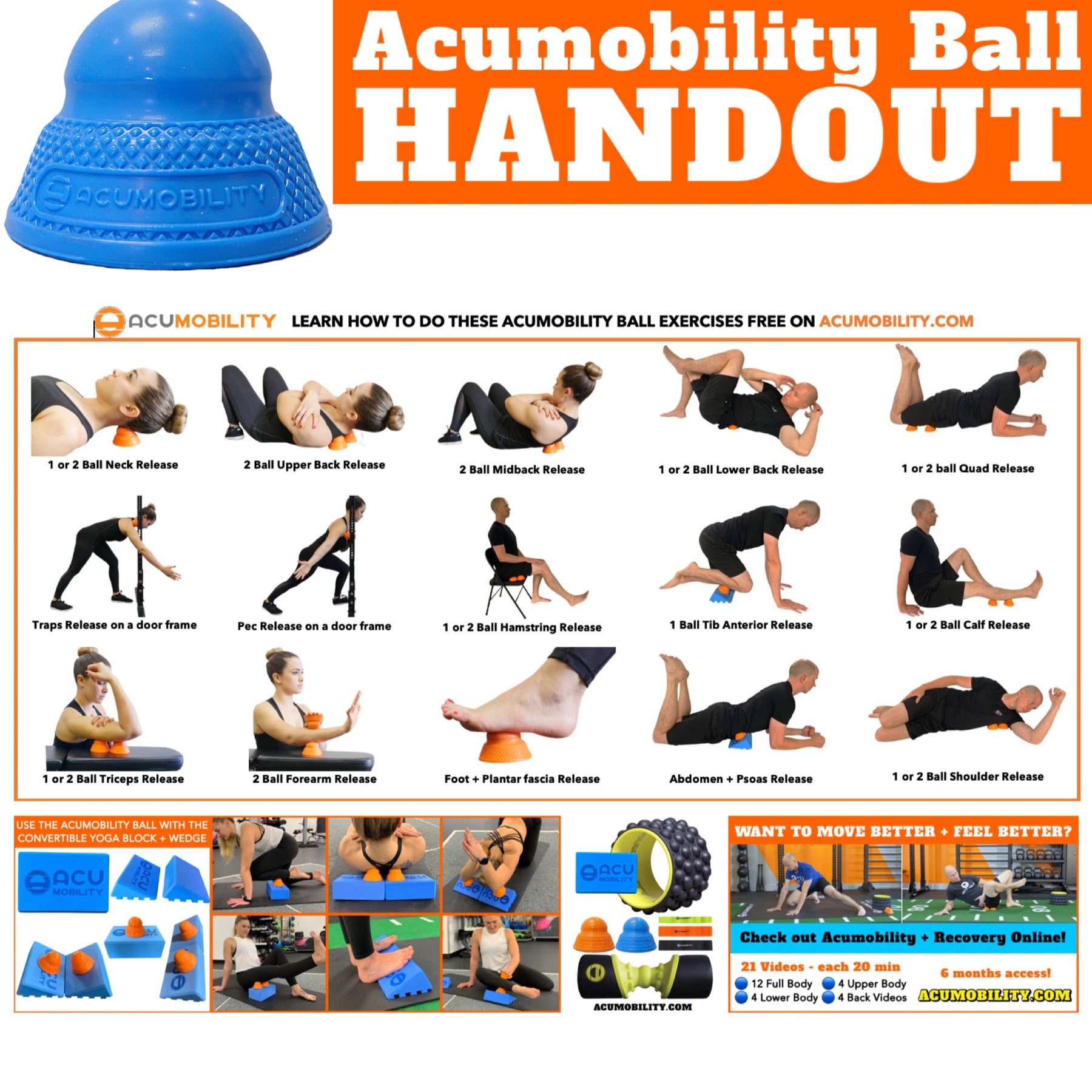 Wholesale - Acumobility Level 2 Ball - 4x 2-packs